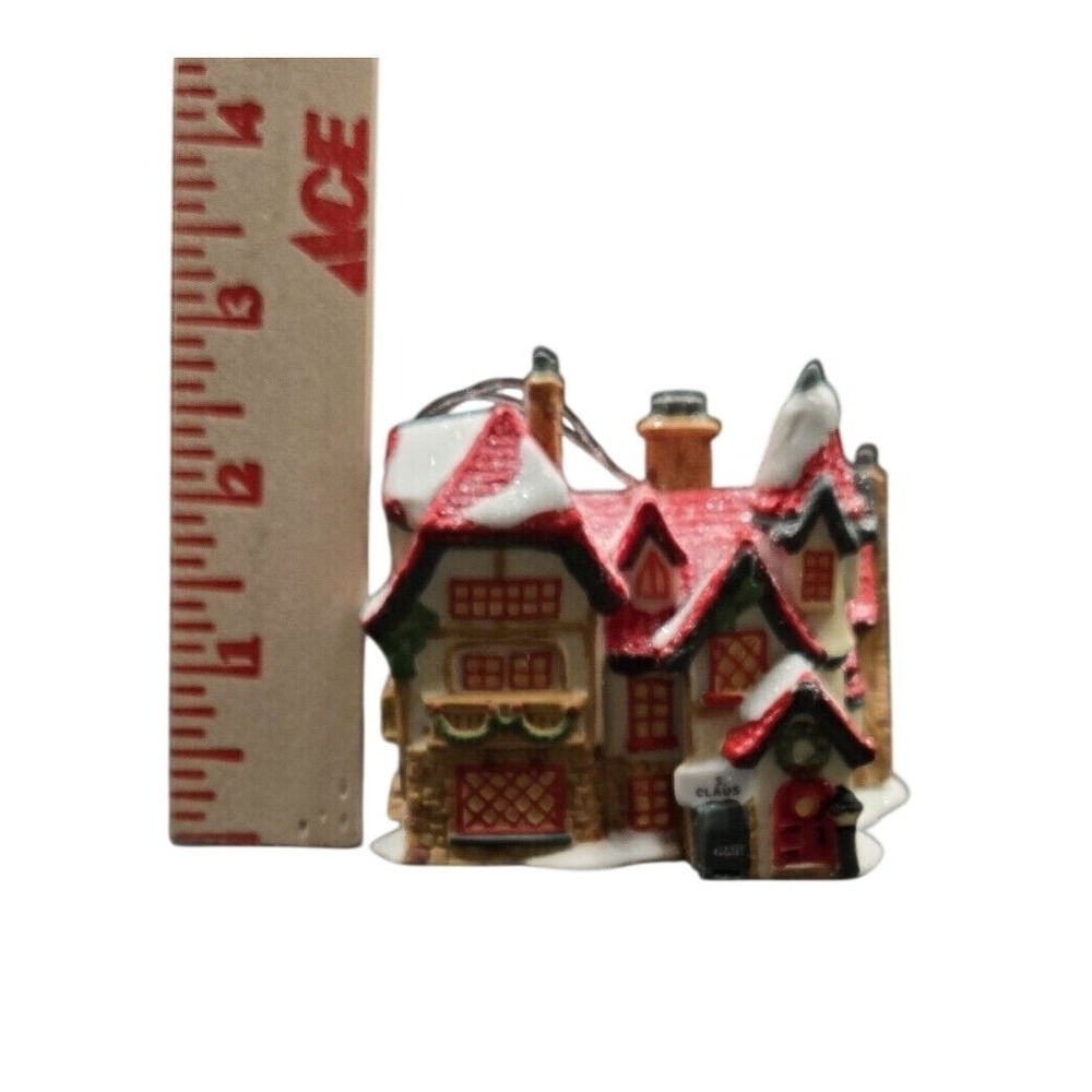 Dept 56 North Pole Series Santas Workshop Ornament Heritage Village 1990-1993